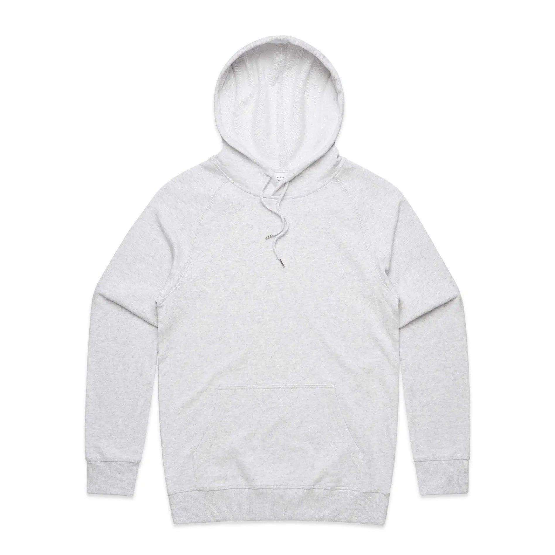 As Colour Men's premium hoodie 5120 Casual Wear As Colour WHITE MARLE XSM